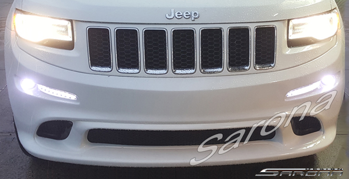 Custom Jeep Grand Cherokee  SUV/SAV/Crossover Front Bumper (2014 - 2016) - $690.00 (Part #JP-020-FB)